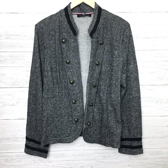 NEW Tommy Hilfiger The Band Jacket Marled Gray Open Front size XXL - Picture 11 of 11